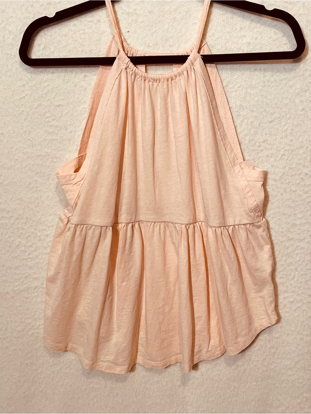 American Eagle Outfitters High-Neck Halter Babydoll Tank Top